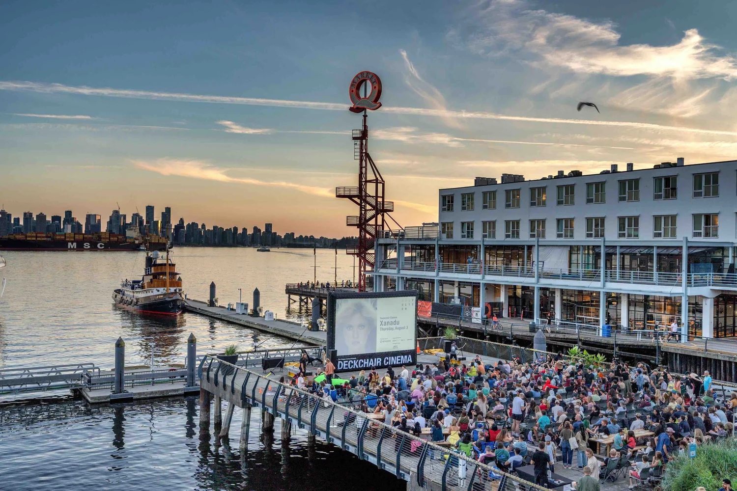 Deckchair Cinema returns to Polygon Gallery waterfront this summer