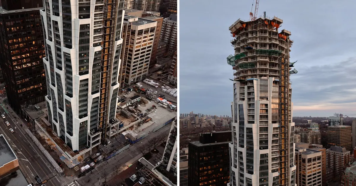 One Delisle tower blooms near Yonge and St. Clair