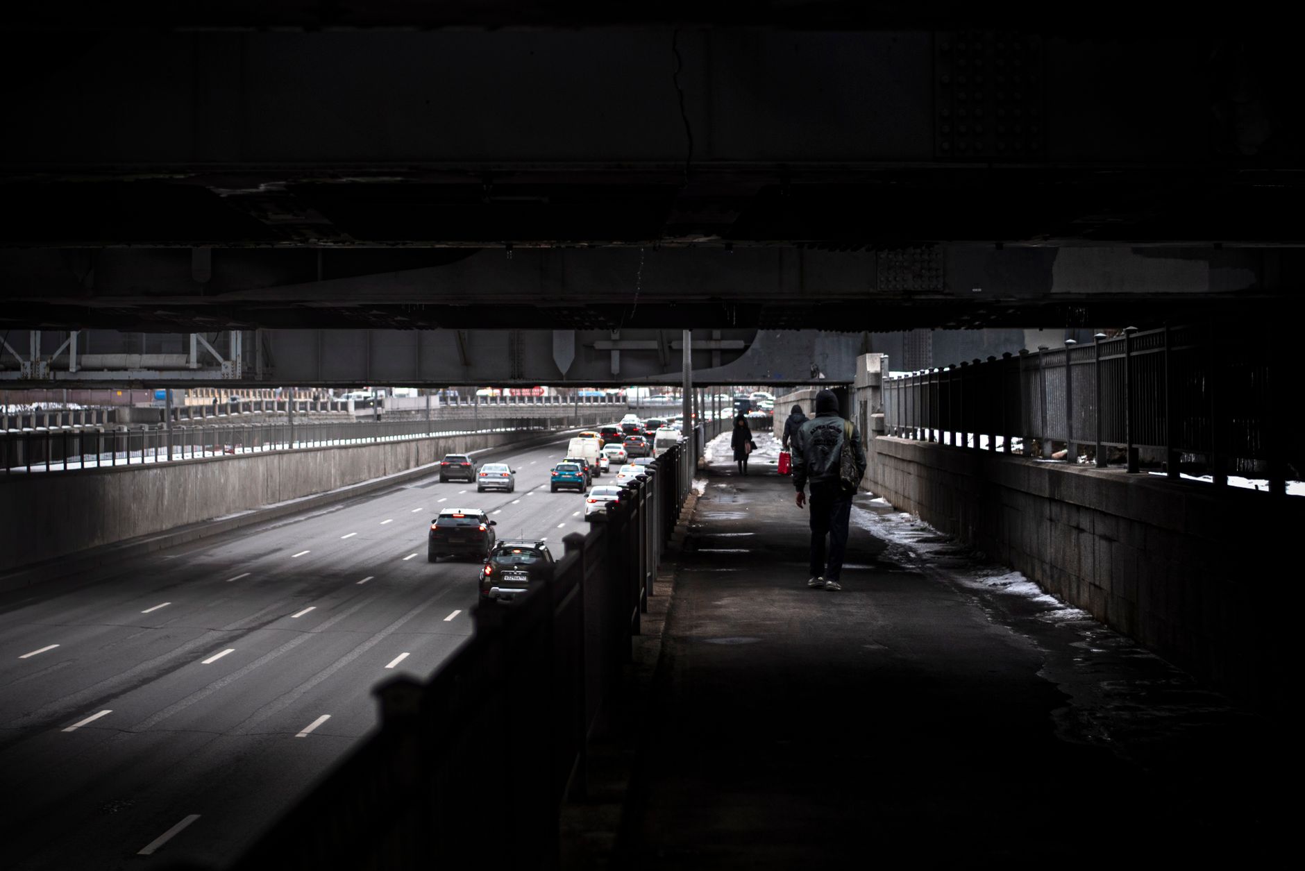 Pedestrian killed on Highway 404 at Finch as transport truck collision closes southbound lanes