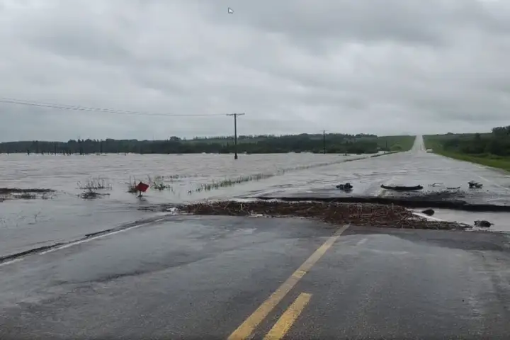 Thirteen Saskatchewan communities declare states of emergency after storms drop 275 millimetres of rain