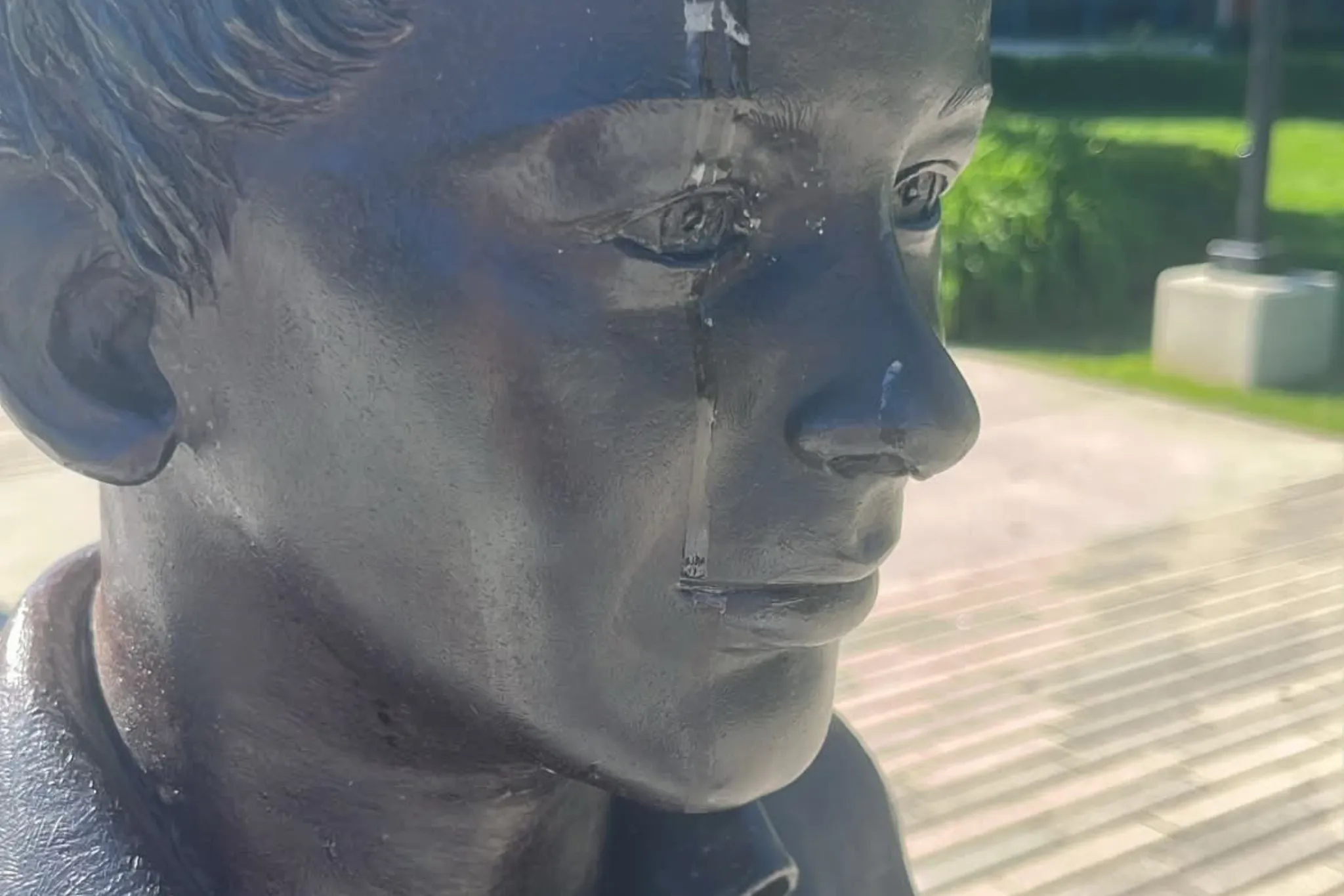 Port Coquitlam Terry Fox statue vandalized with unidentified substance