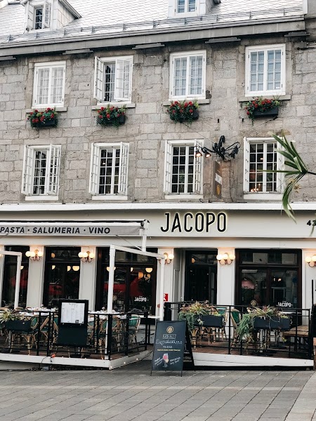 Jacopo in Old Montréal serves tableside fettuccine inside a hollowed wheel of cheese