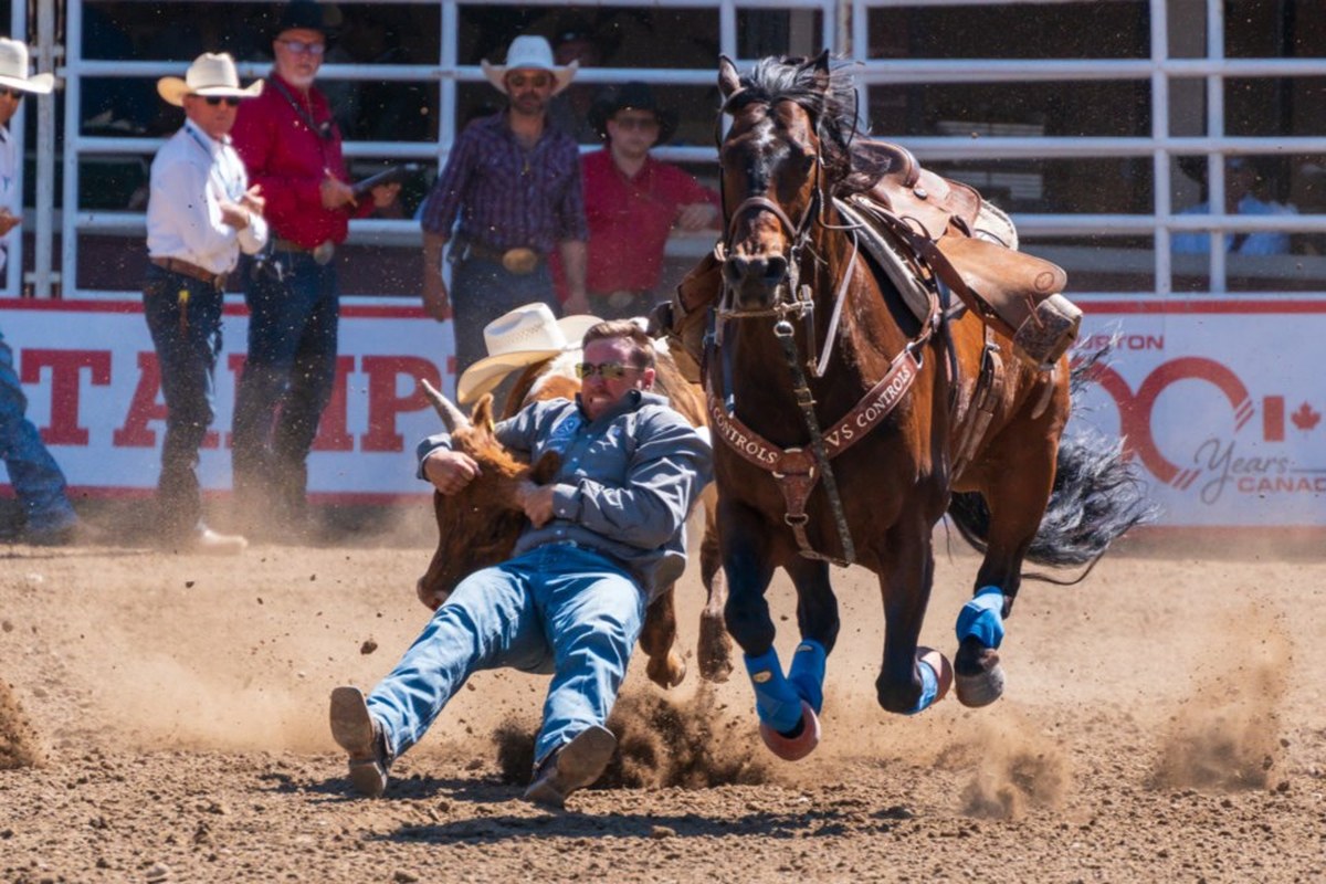 Foothills rodeo competitors battle through Pool B at Calgary Stampede