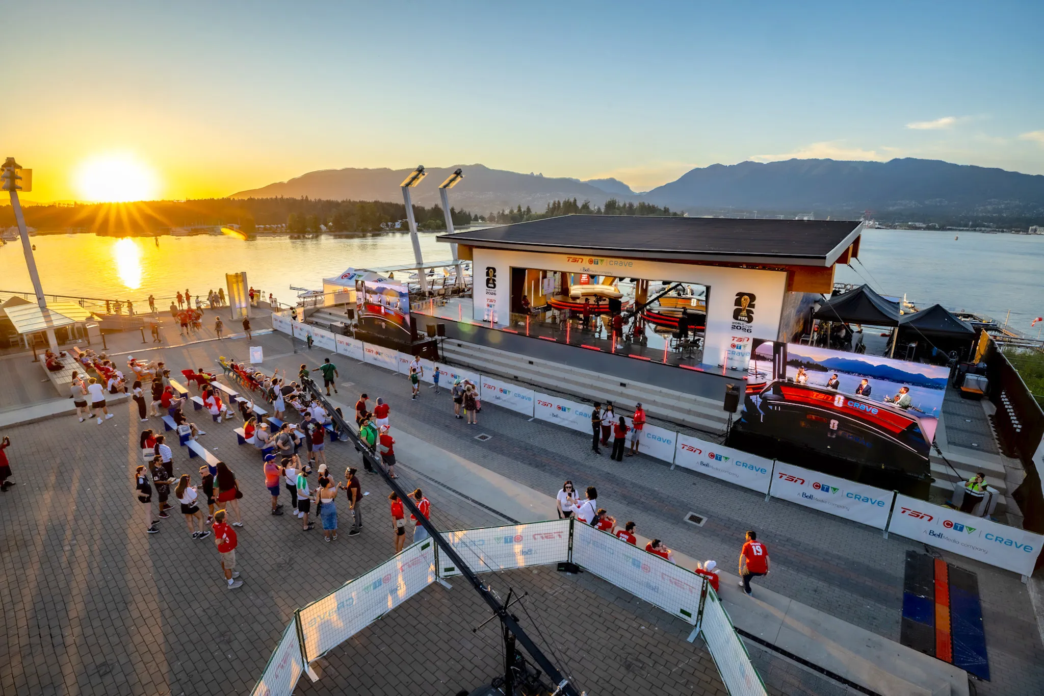 TSN's World Cup studio at Jack Poole Plaza closed after month-long run