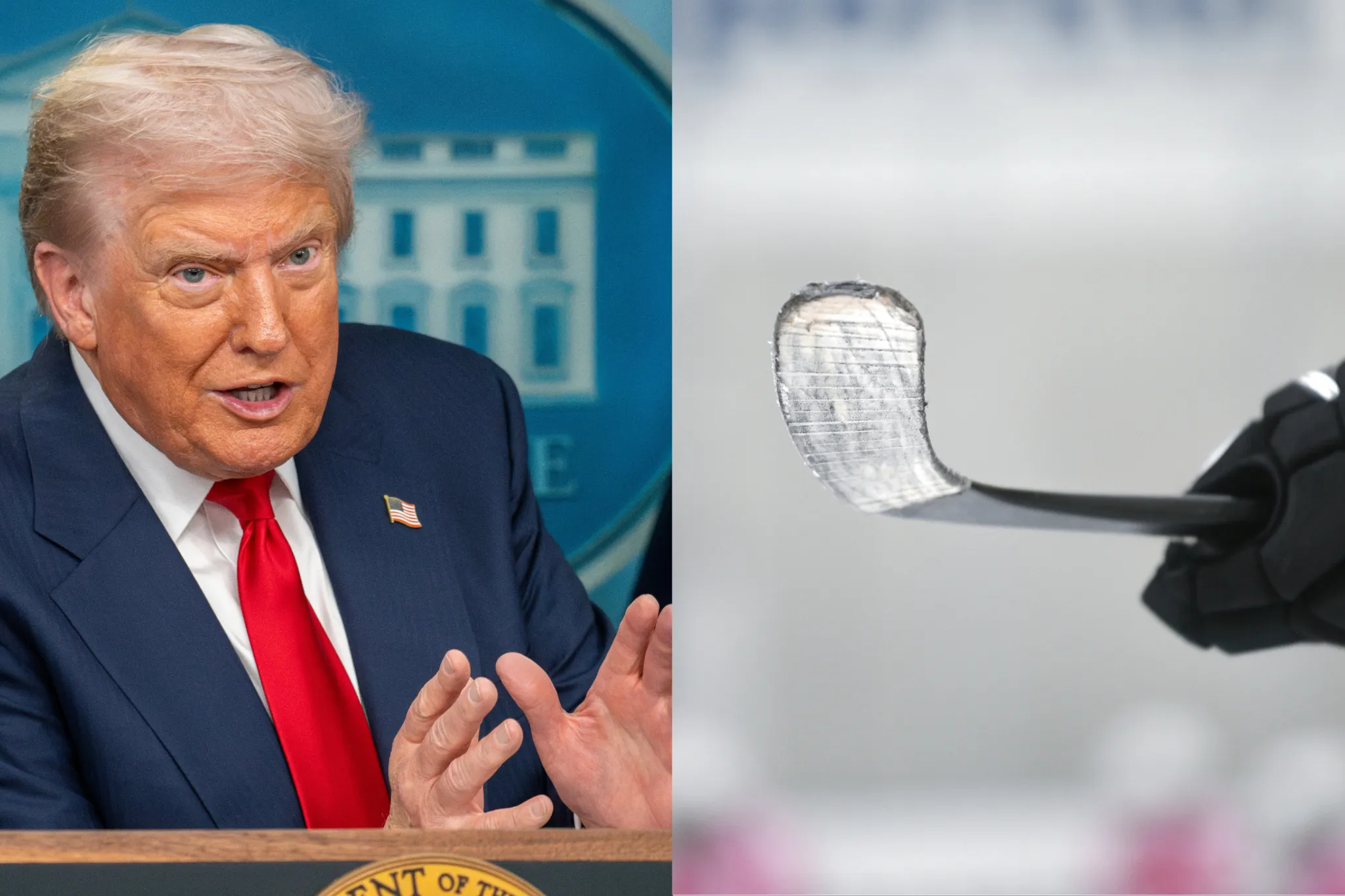 Trump imposes 50% tariffs on Canadian goods including hockey sticks