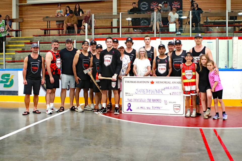 Delta Islanders honour Thomas Haydon with junior lacrosse tribute