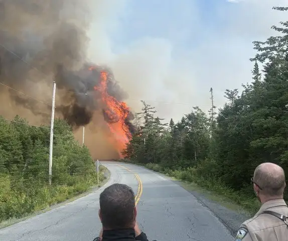 Nova Scotia wildfire near Halifax grows to 14 square kilometres; 100–150 residents evacuated