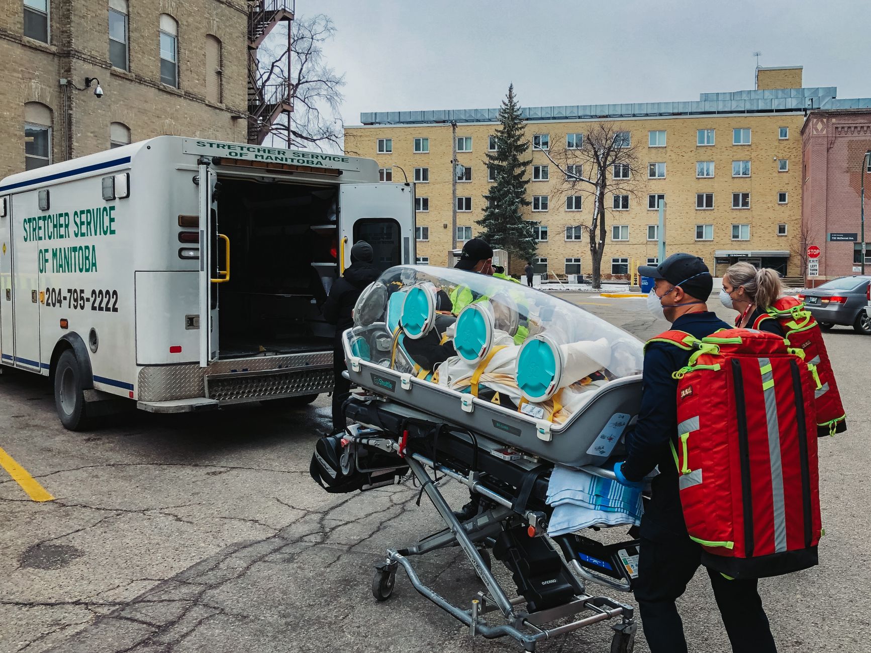 Hospital transfer workers escalate job action over wages and vehicle safety