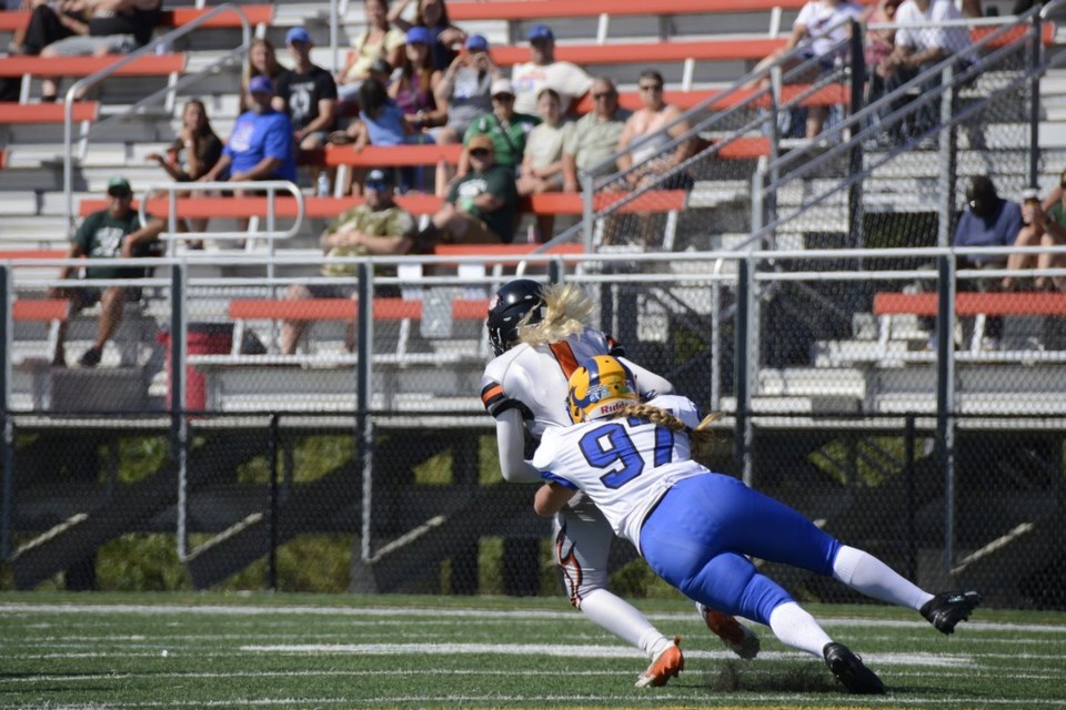 Team Alberta wins Western Female Tackle Football Showcase with three Airdrie players on the roster