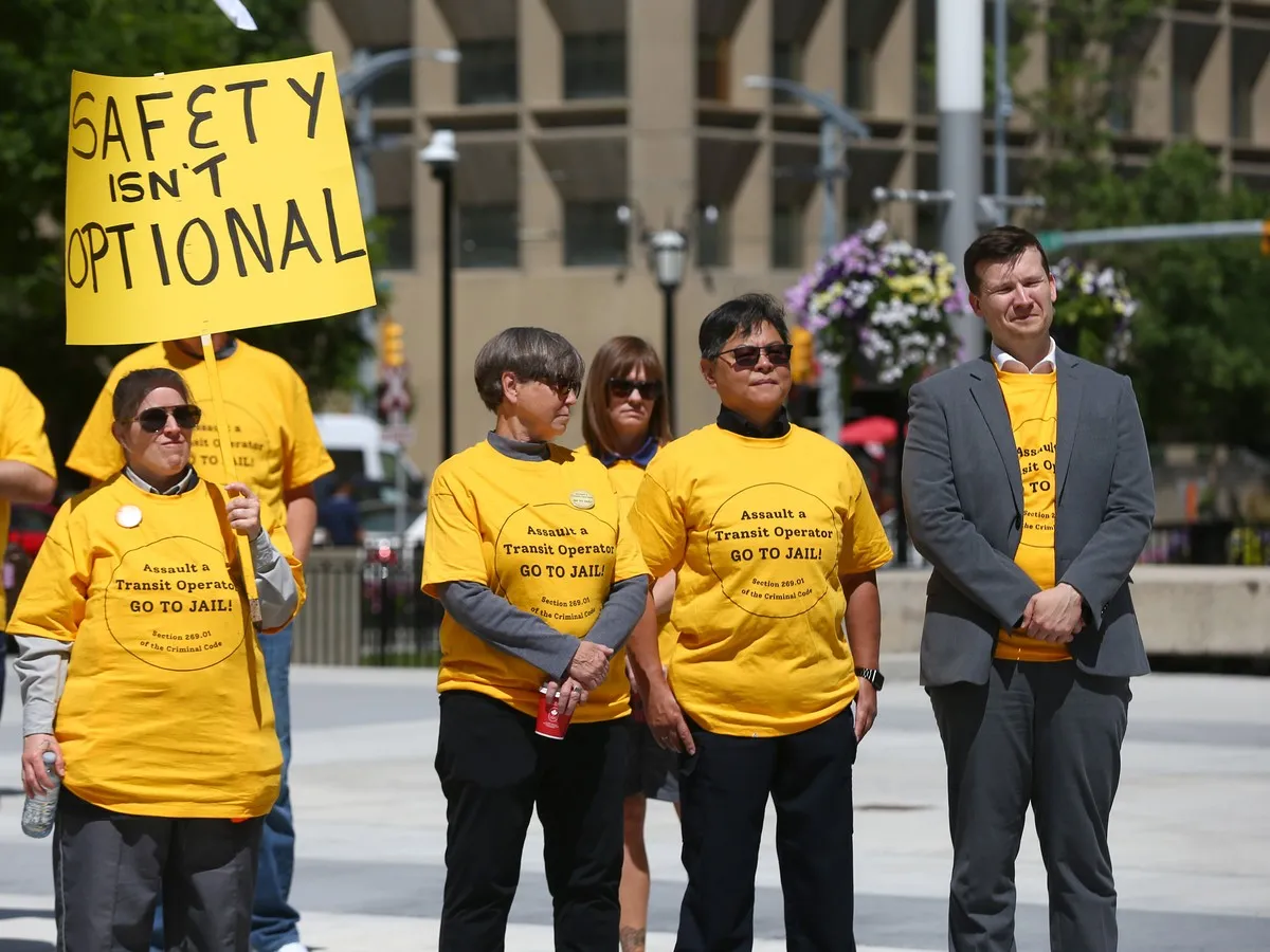 Bus driver attacker sentenced to 4 years; transit safety rally held