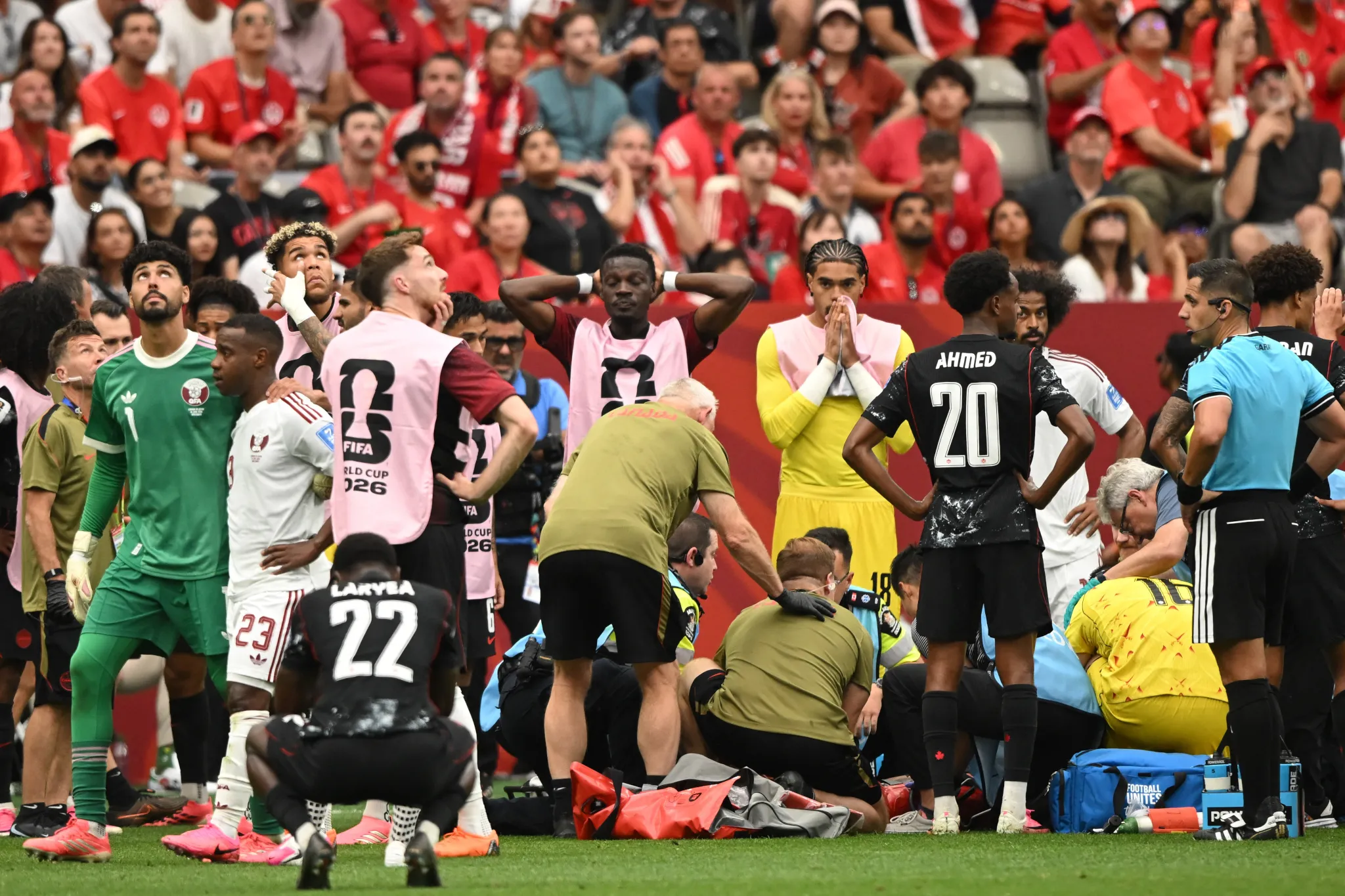 Canada beats Qatar 6-0 in first men's World Cup win on home soil
