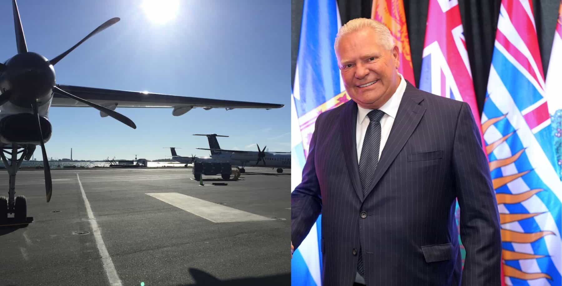 Federal government rejects Doug Ford's Billy Bishop expansion plan