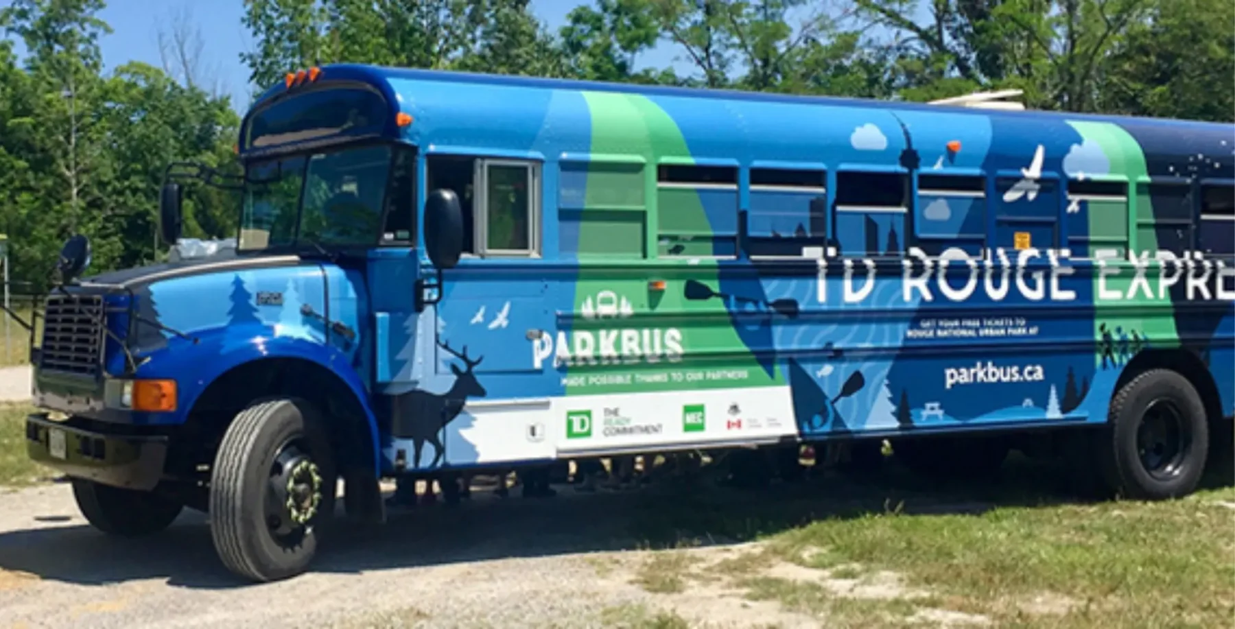 Free Parkbus shuttle runs weekends to Rouge National Urban Park