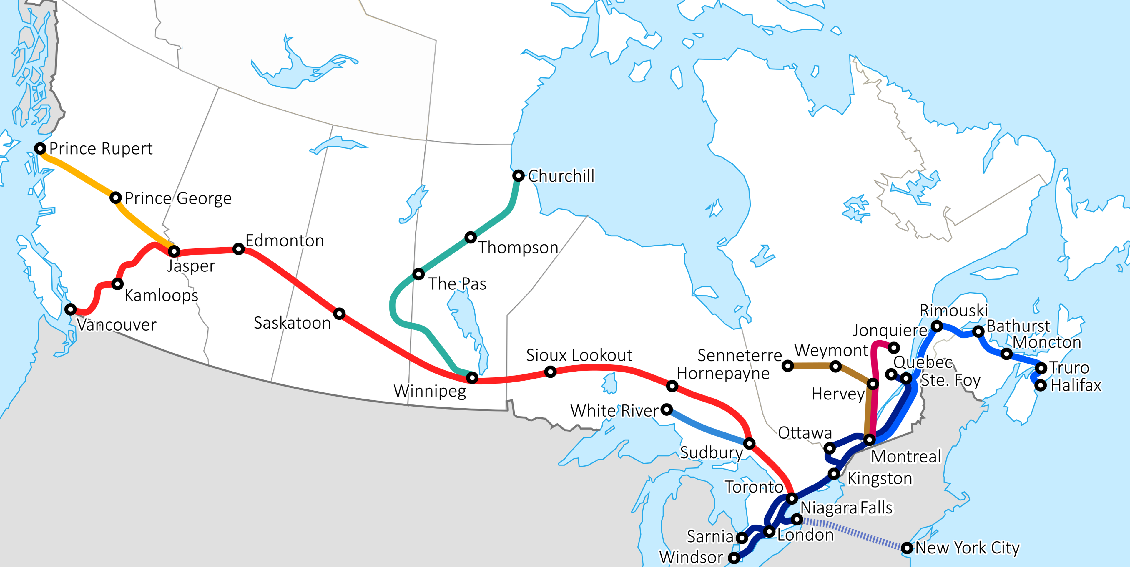 Federal government spending $4.7 billion on 313 new Via Rail passenger cars built in Canada