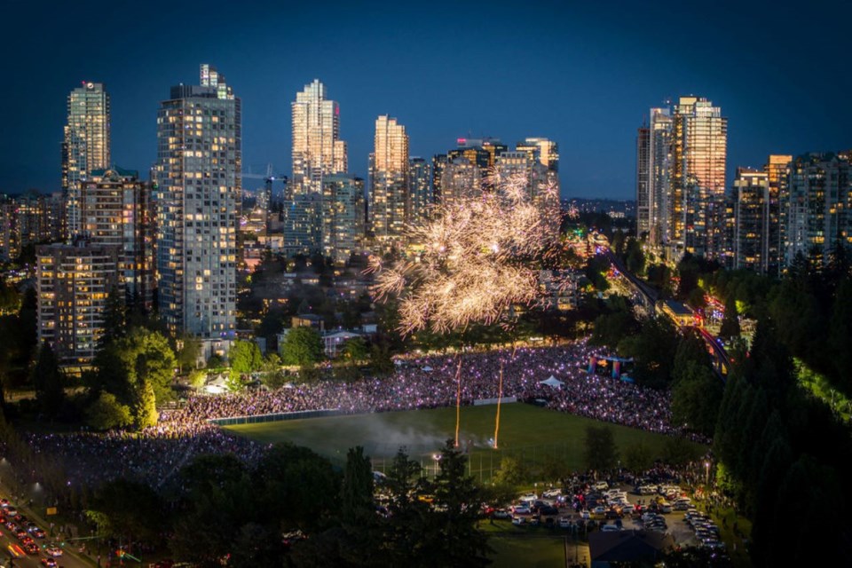Metro Vancouver Canada Day fireworks light up six communities July 1