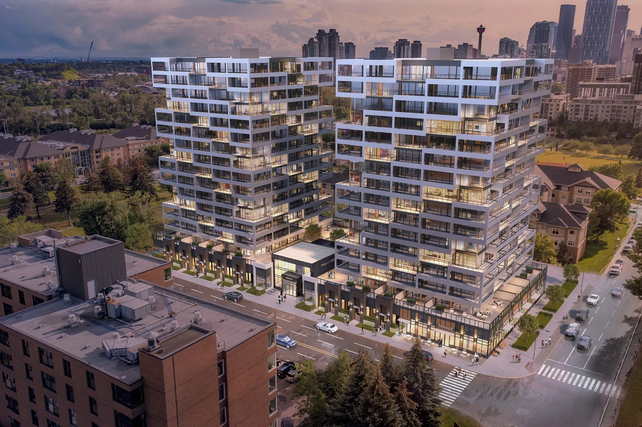 Bucci Developments building 378-unit tower in Bridgeland-Riverside near CTrain