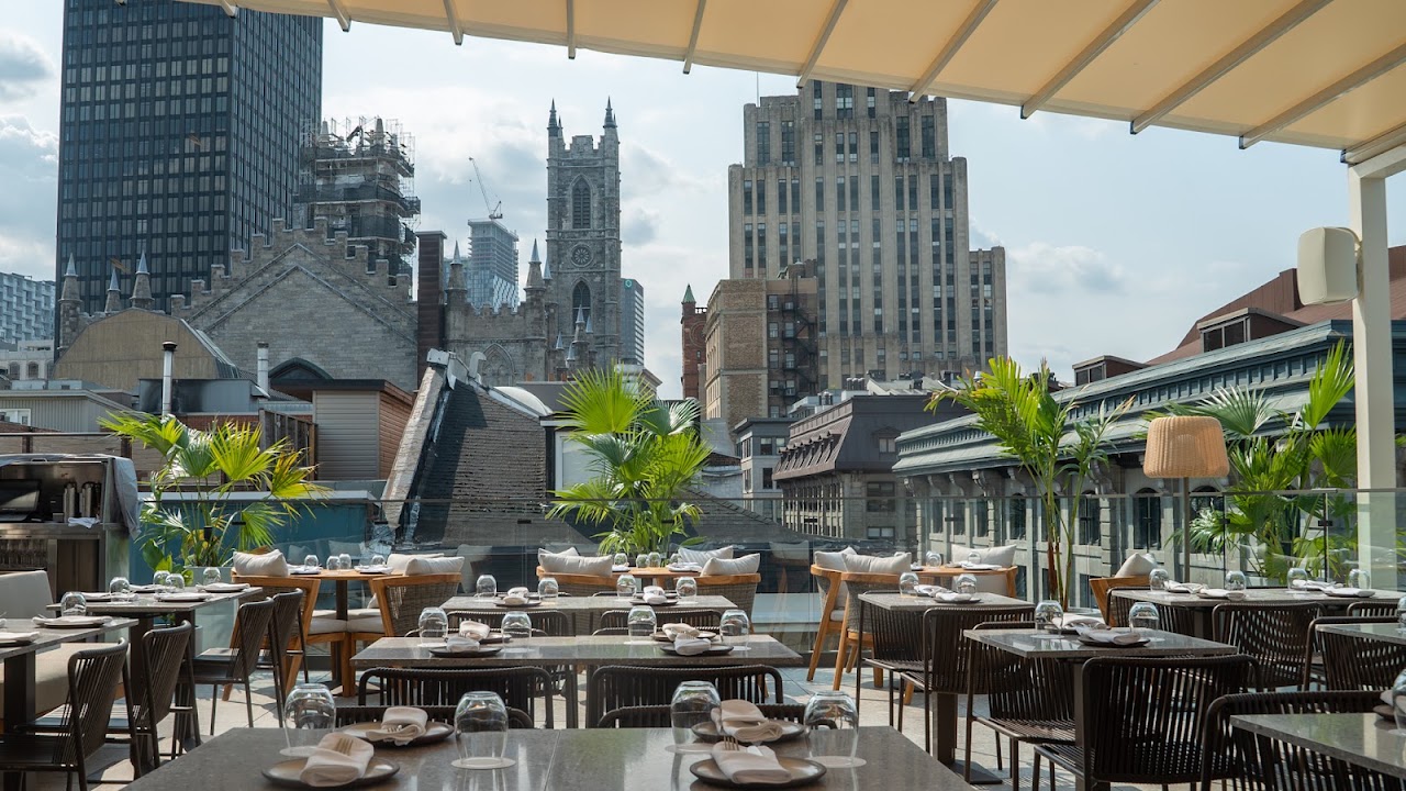Two rooftop terrasses in Old Montreal for summer