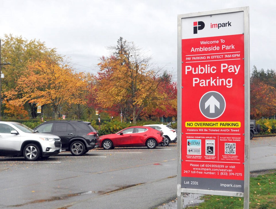 West Vancouver approves 90 minutes of free parking at Ambleside Park