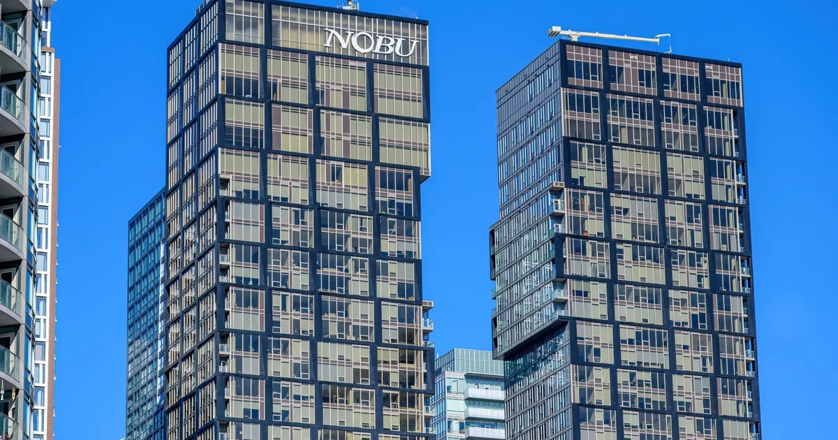 Nobu Hotel's glowing rooftop sign plan rejected by Toronto