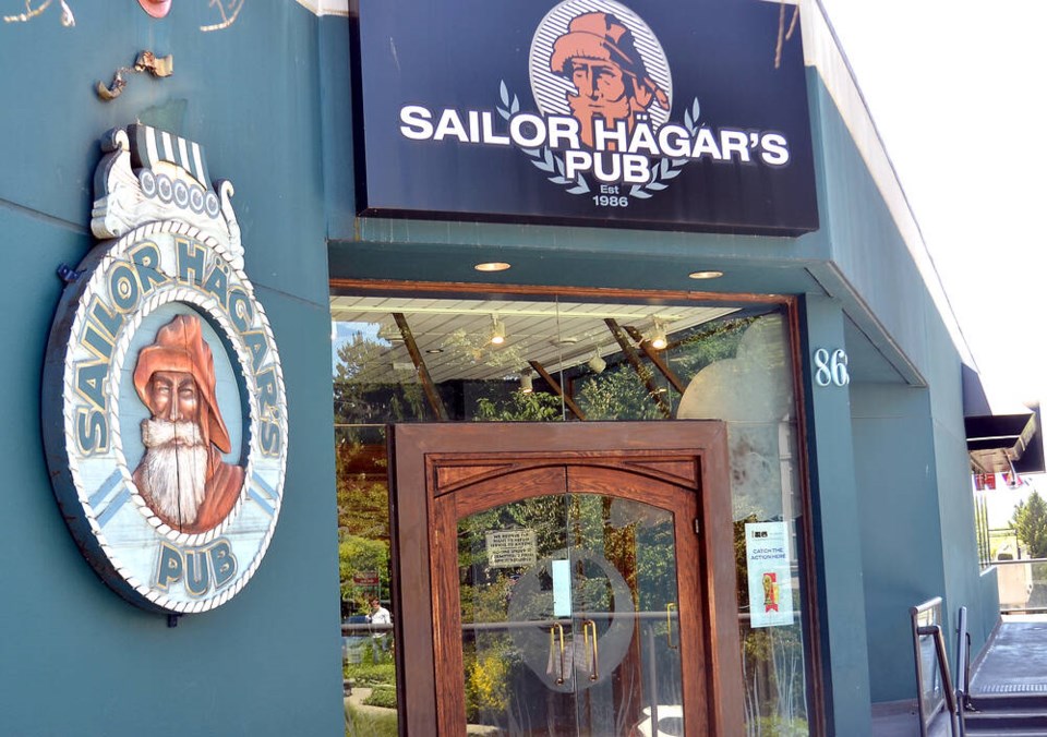 Sailor Hagar's facing sale as North Vancouver pubs struggle