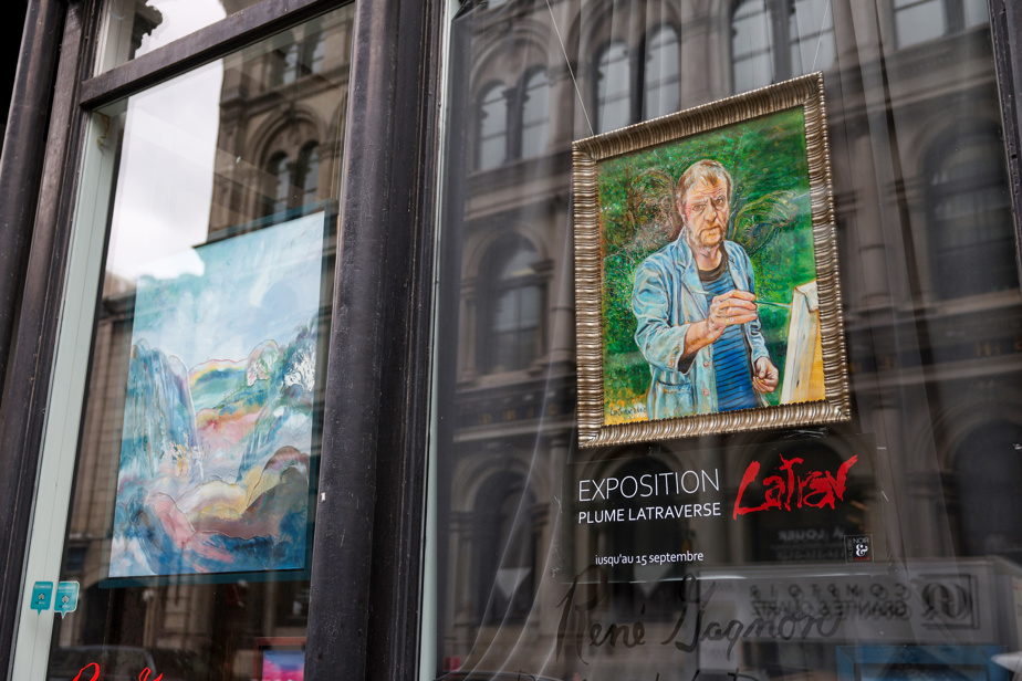 Plume Latraverse shows paintings for the first time at 80 at Montreal's Noir et Rouge gallery