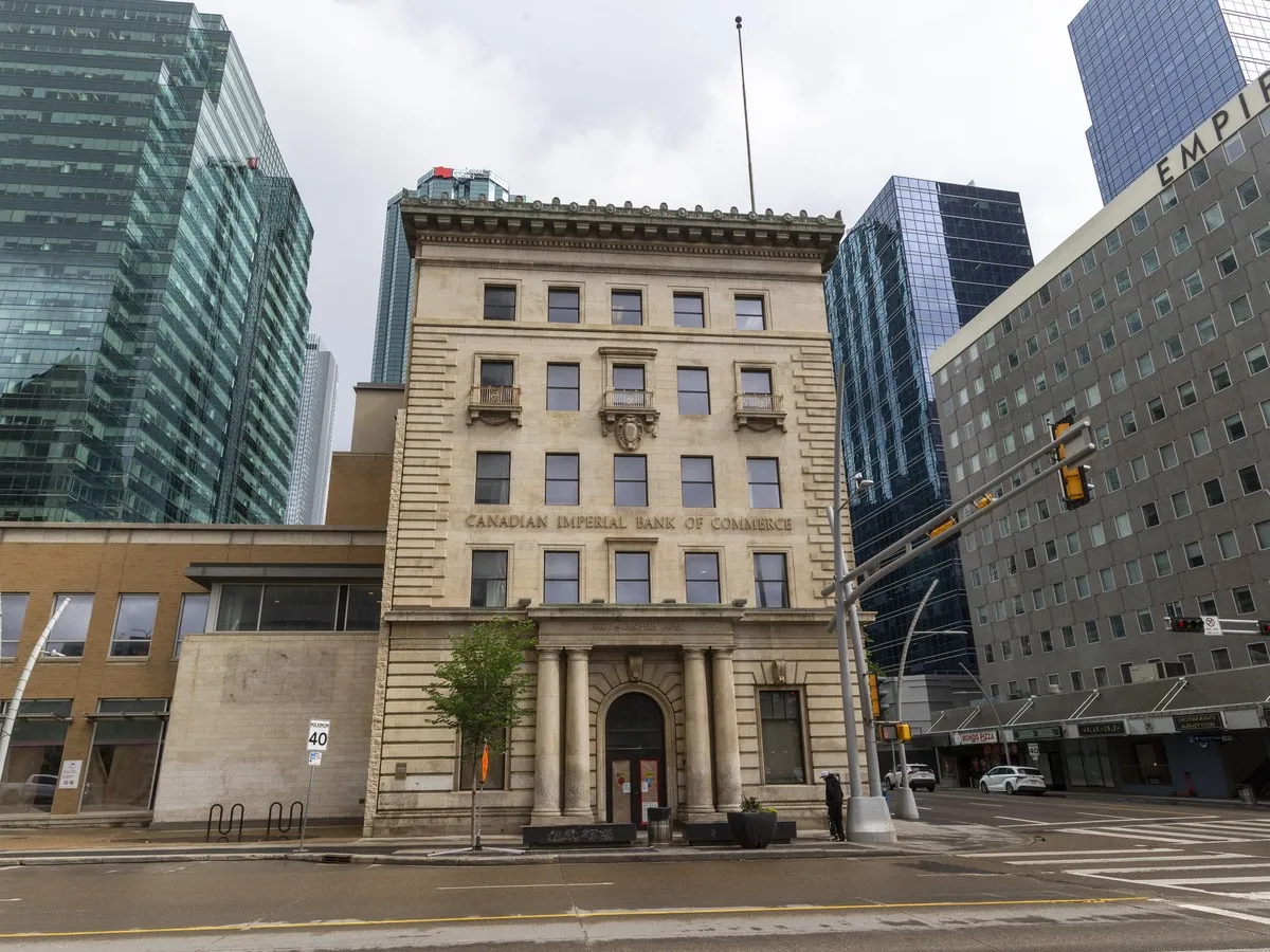 CIBC's iconic Jasper Avenue building listed for sale