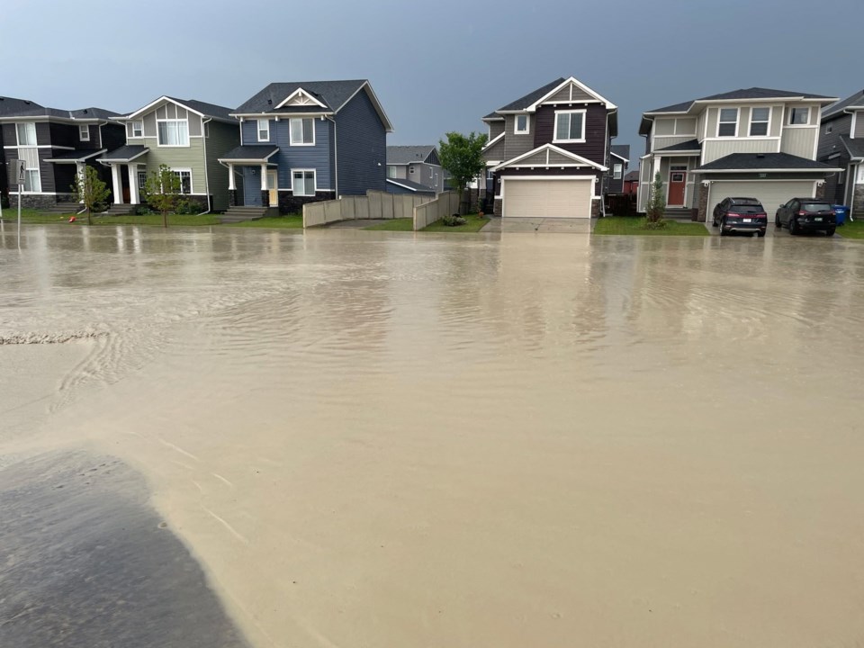 Airdrie crews respond to localized flooding across community on June 30