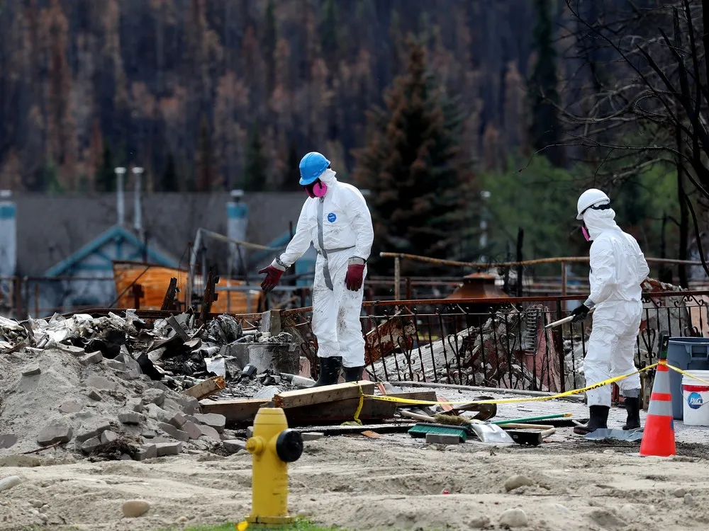 Amazon opens Canada's first wildfire disaster relief hub in Edmonton