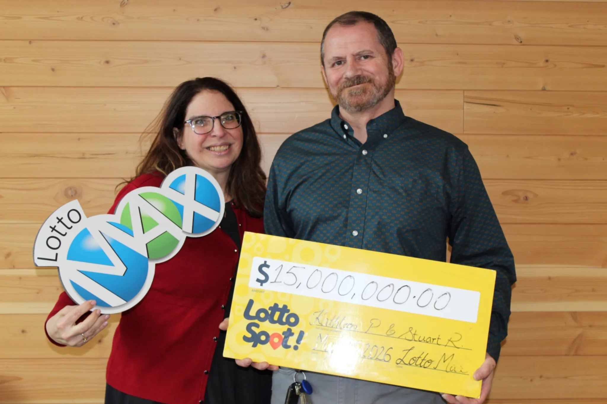 Lotto Max winners in Calgary pay off mortgage with $15 million prize