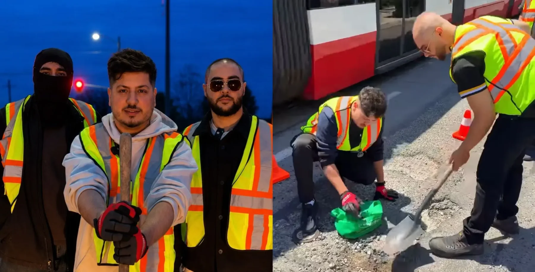 Toronto man fixing potholes for free after friend's fatal crash