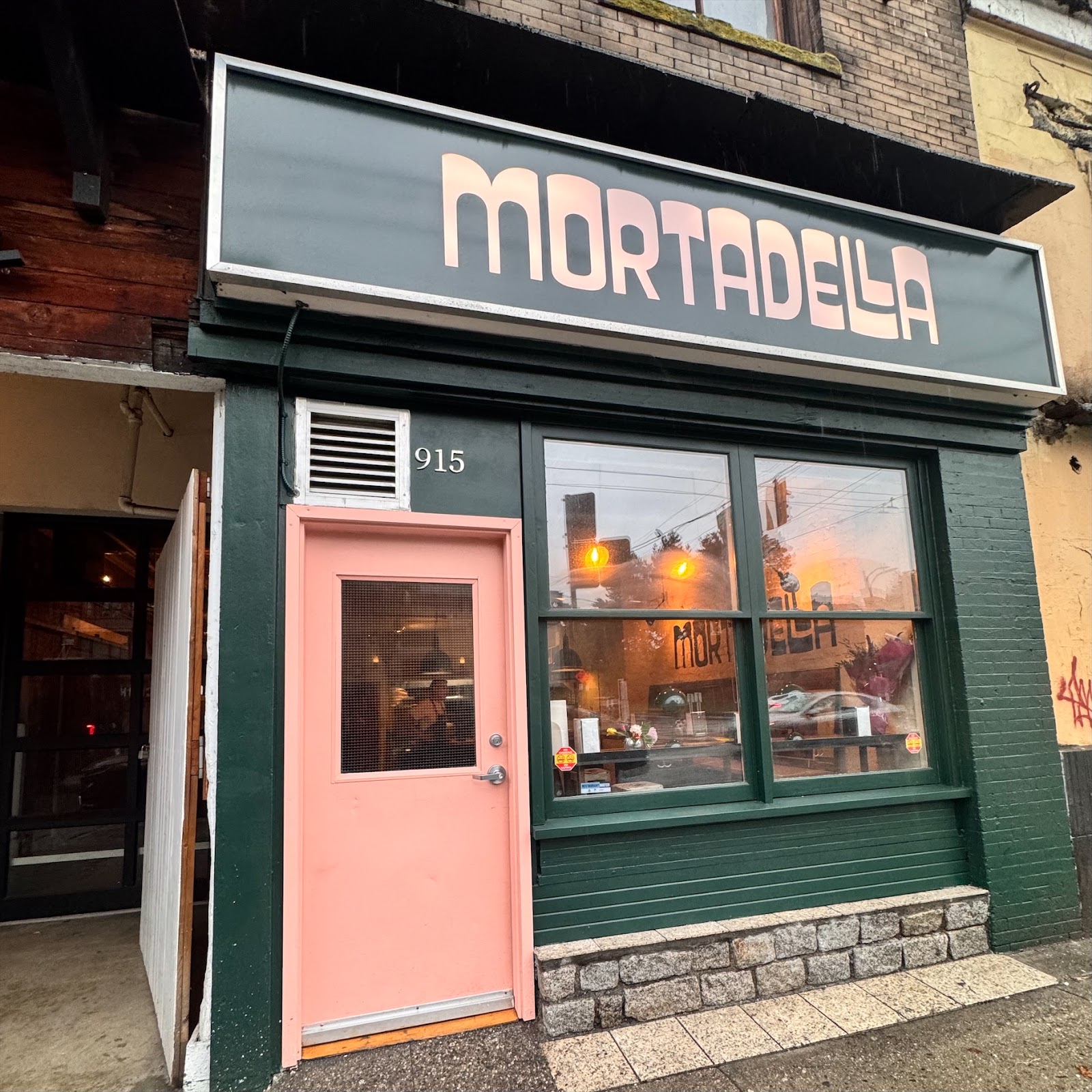 Main Street's Mortadella finds gold in a temporary home