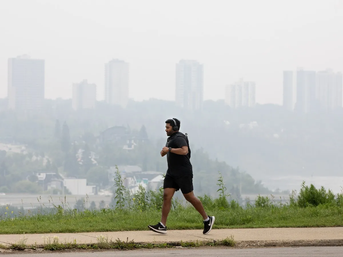 Edmonton activates extreme weather response as wildfire smoke blankets the city