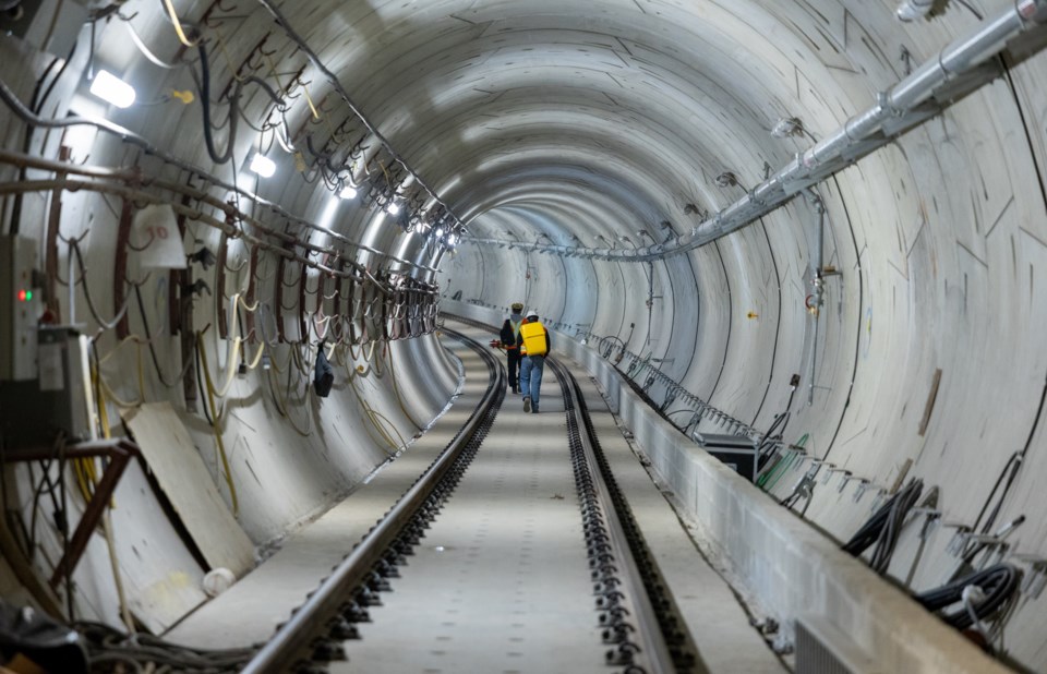 Broadway subway project installing final rails and testing trains ahead of late 2027 opening