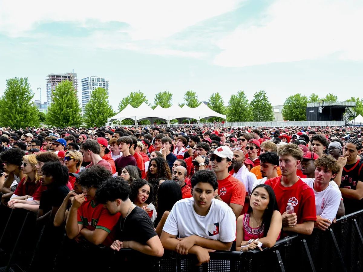 Thousands gather at LeBreton as Canada's World Cup run ends 3–0 to Morocco
