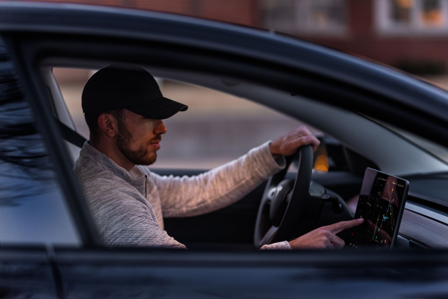 Woman spotted sleeping at wheel of Tesla on Highway 1 near North Vancouver