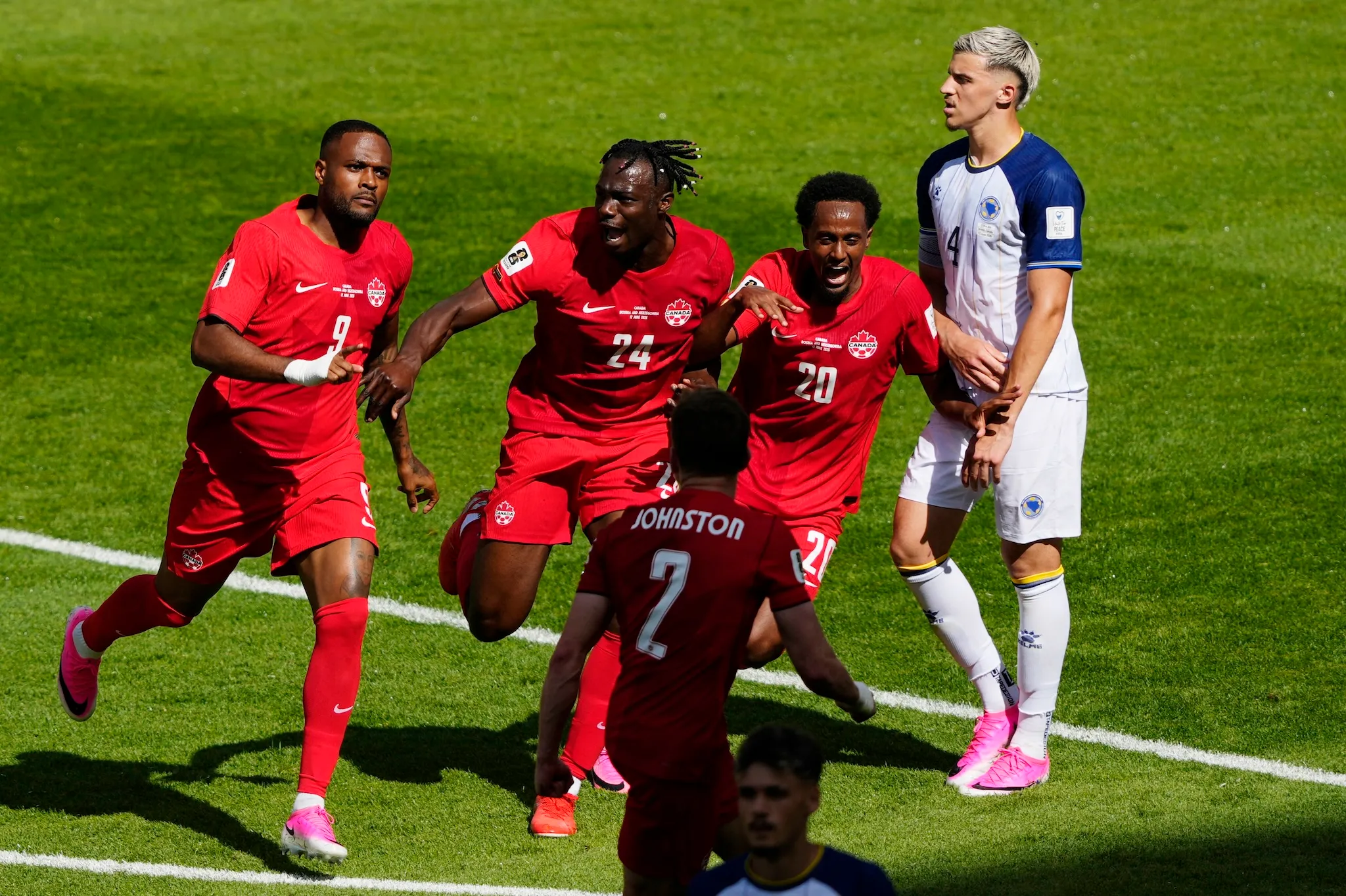 Canada draws 1-1 with Bosnia in historic World Cup opener