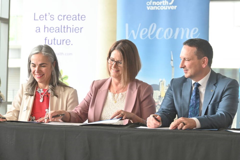 North Van signs health innovation district partnerships with eight organizations