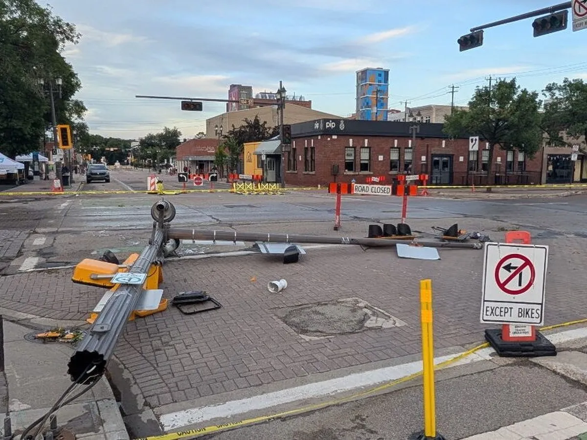 Found Festival and Whyte Avenue Artwalk weather Friday's violent storm with minor damage