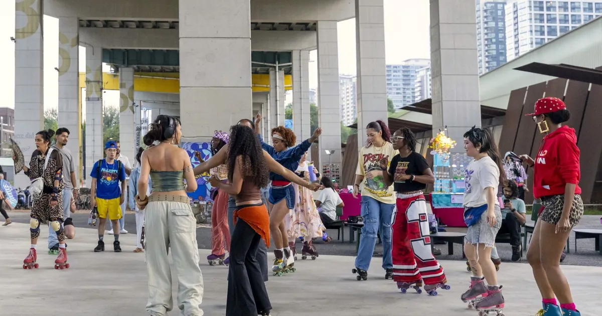 Bentway's iconic figure-eight skate trail returns August 7 with lessons, parties and family programming