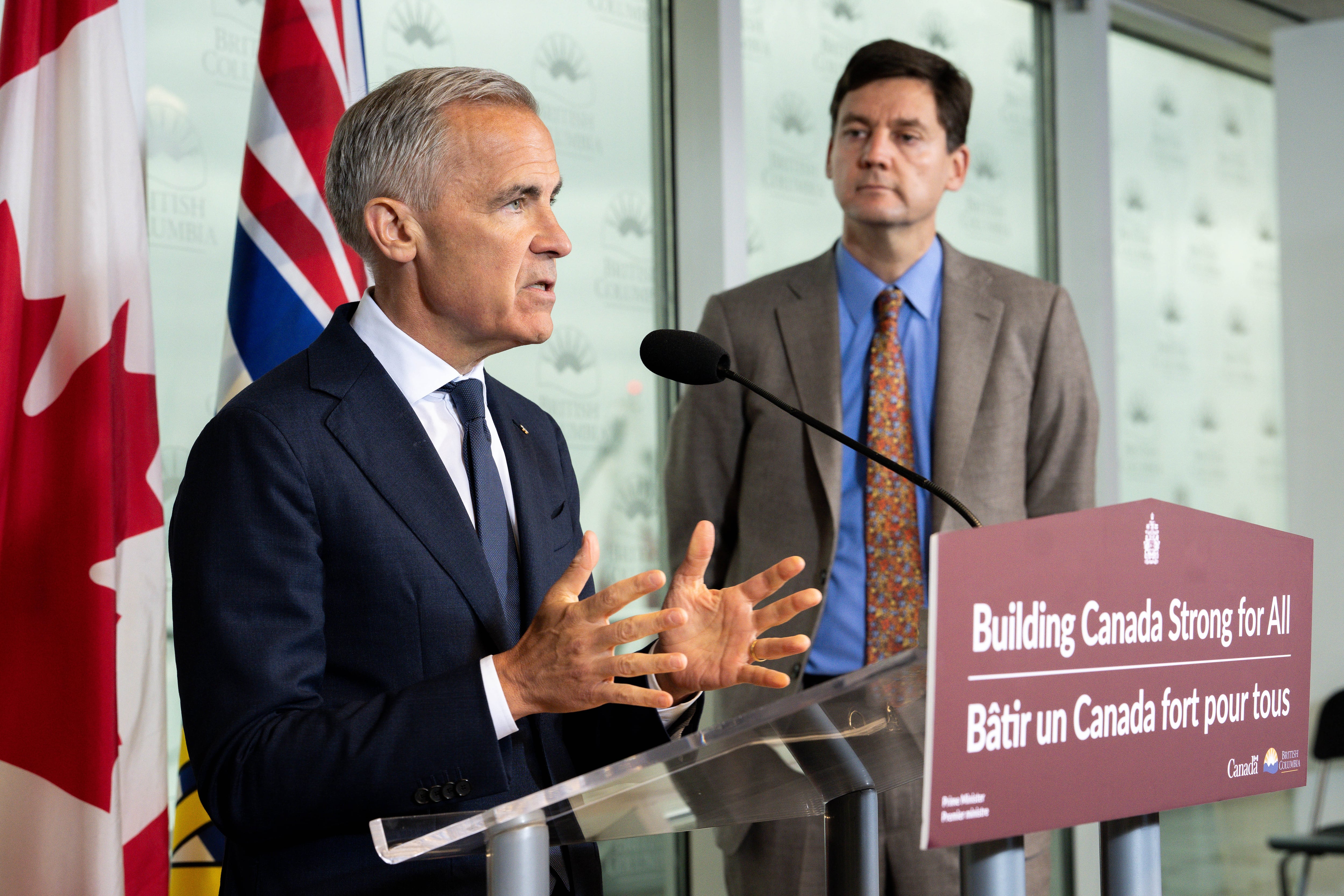 Prime Minister Carney and B.C. Premier Eby announce multibillion-dollar prosperity deal