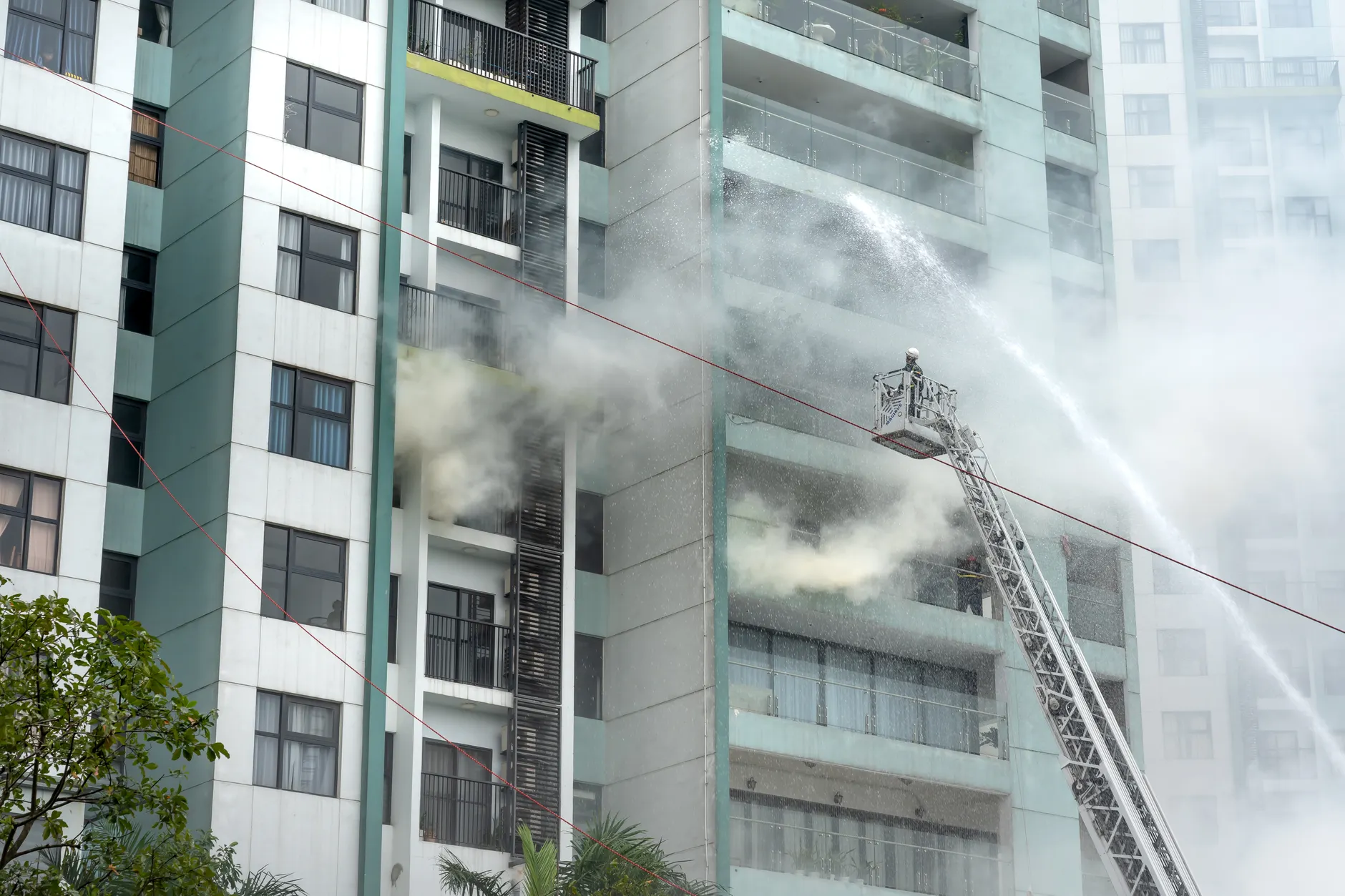 Fire at New Westminster apartment building sends 3 to hospital, evacuates residents