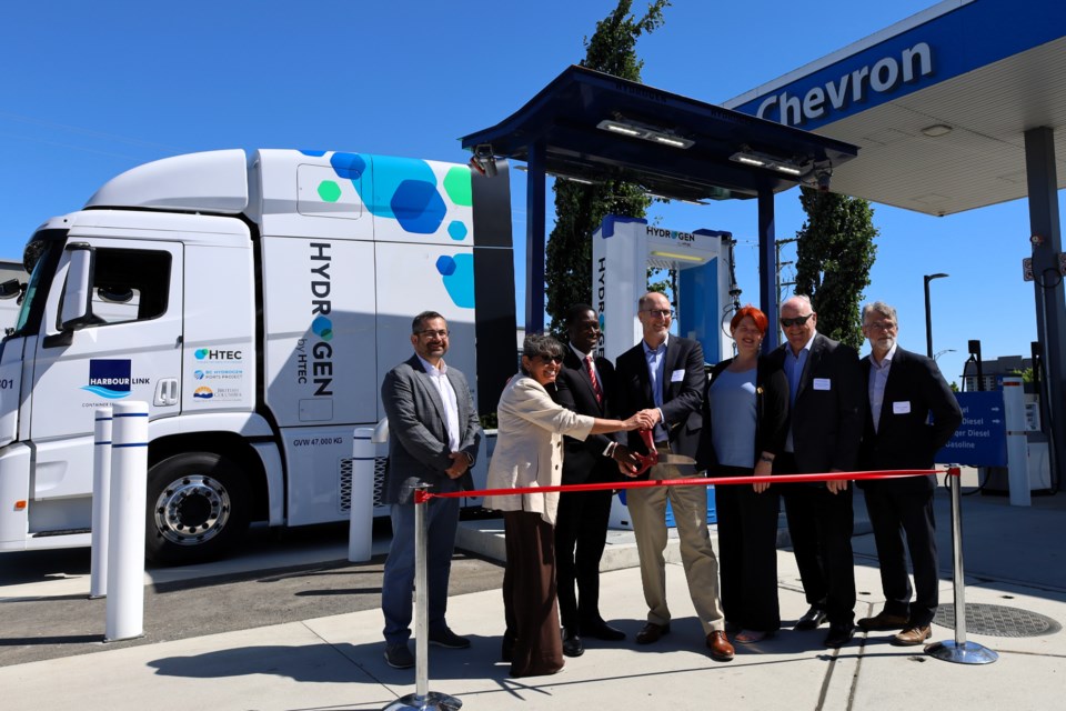 Canada's first hydrogen fueling station opens in Delta