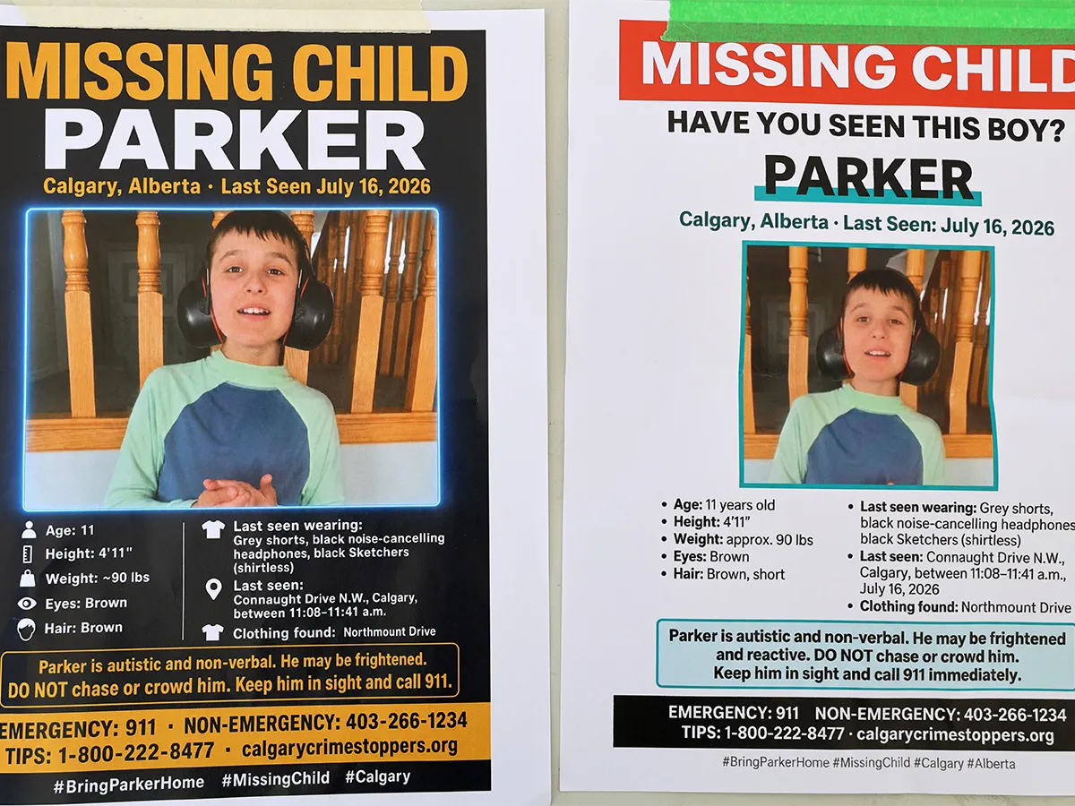 Parker's search enters fourth day as RCMP join 300+ Calgary police searching for missing 11-year-old