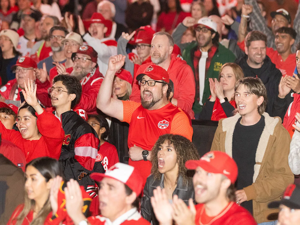 Spruce Meadows hosts largest indoor World Cup watch party in city