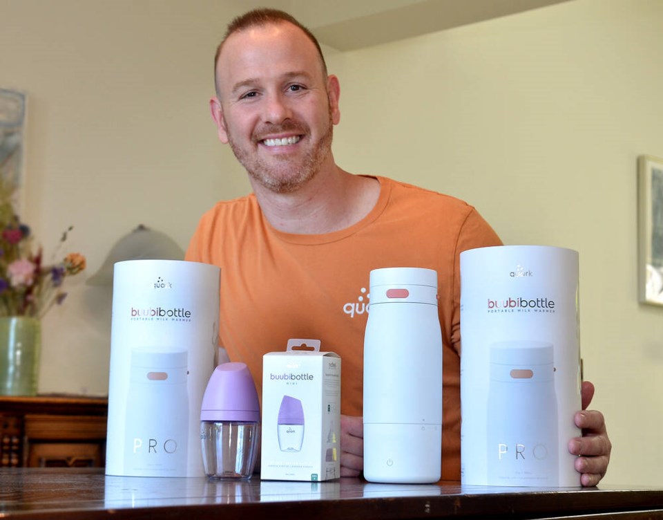 North Van dad turns baby-feeding frustration into viral success
