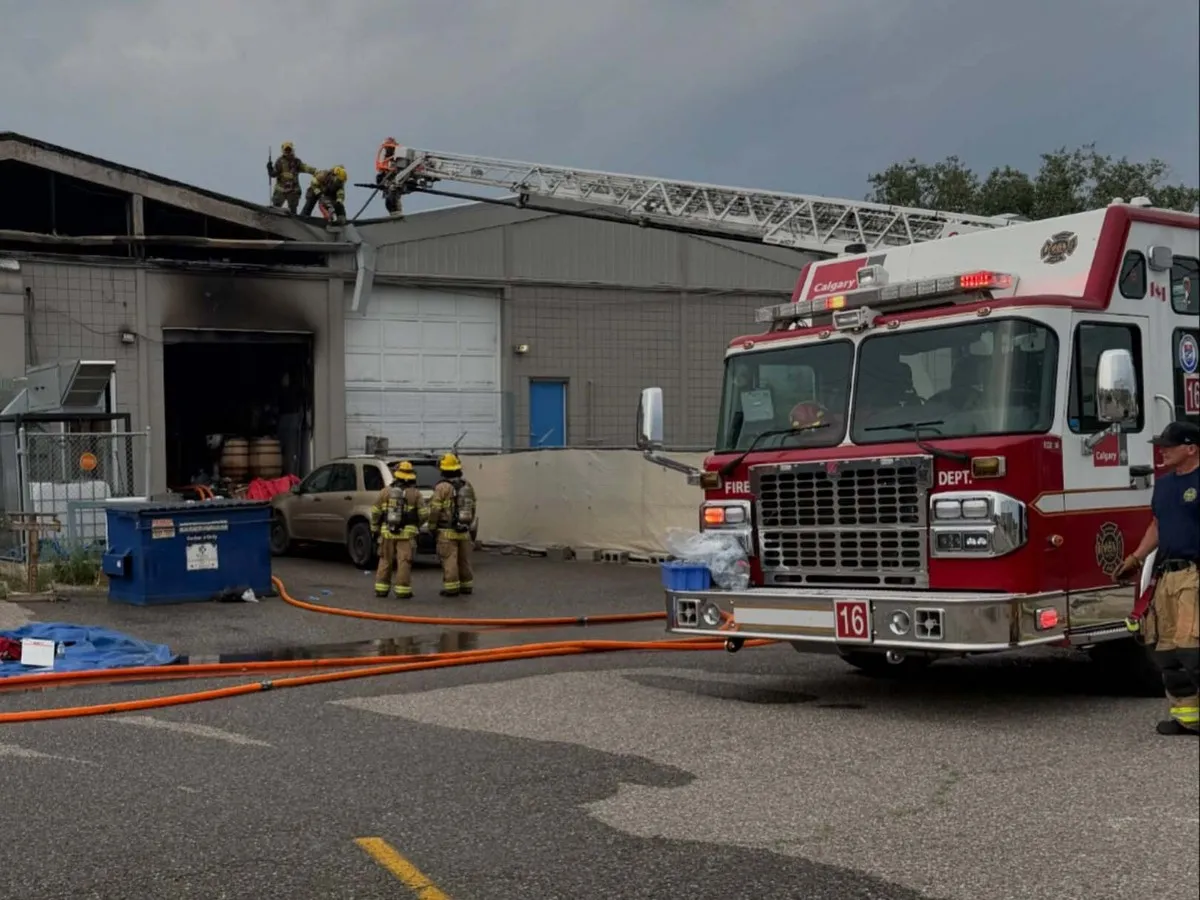 Two Rivers Distillery heavily damaged in southeast Calgary fire