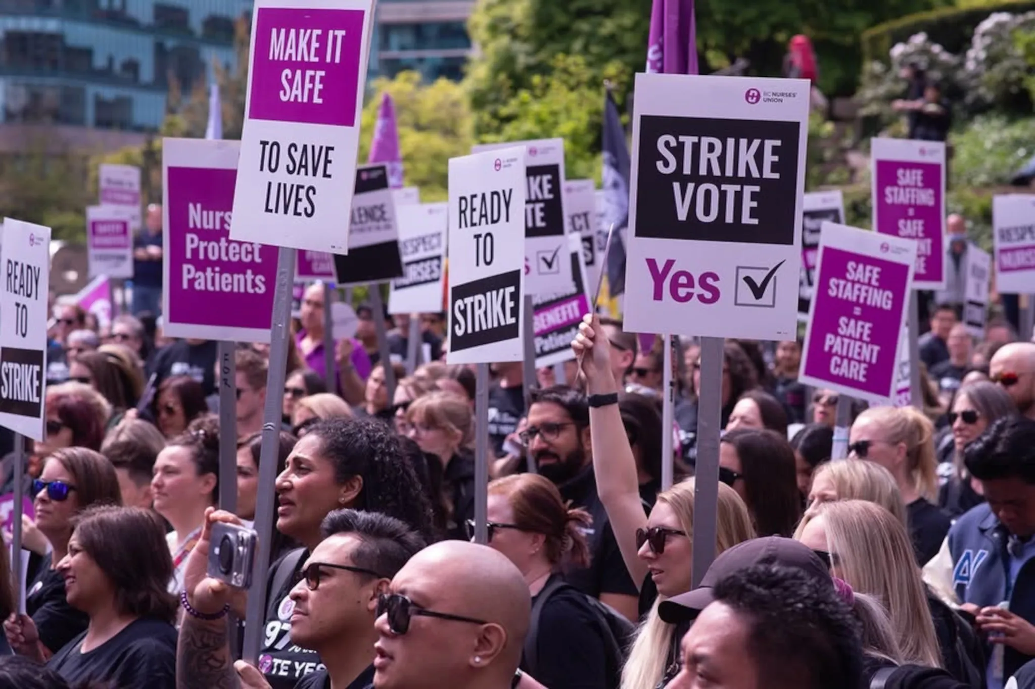 BC Nurses issue 72-hour strike notice