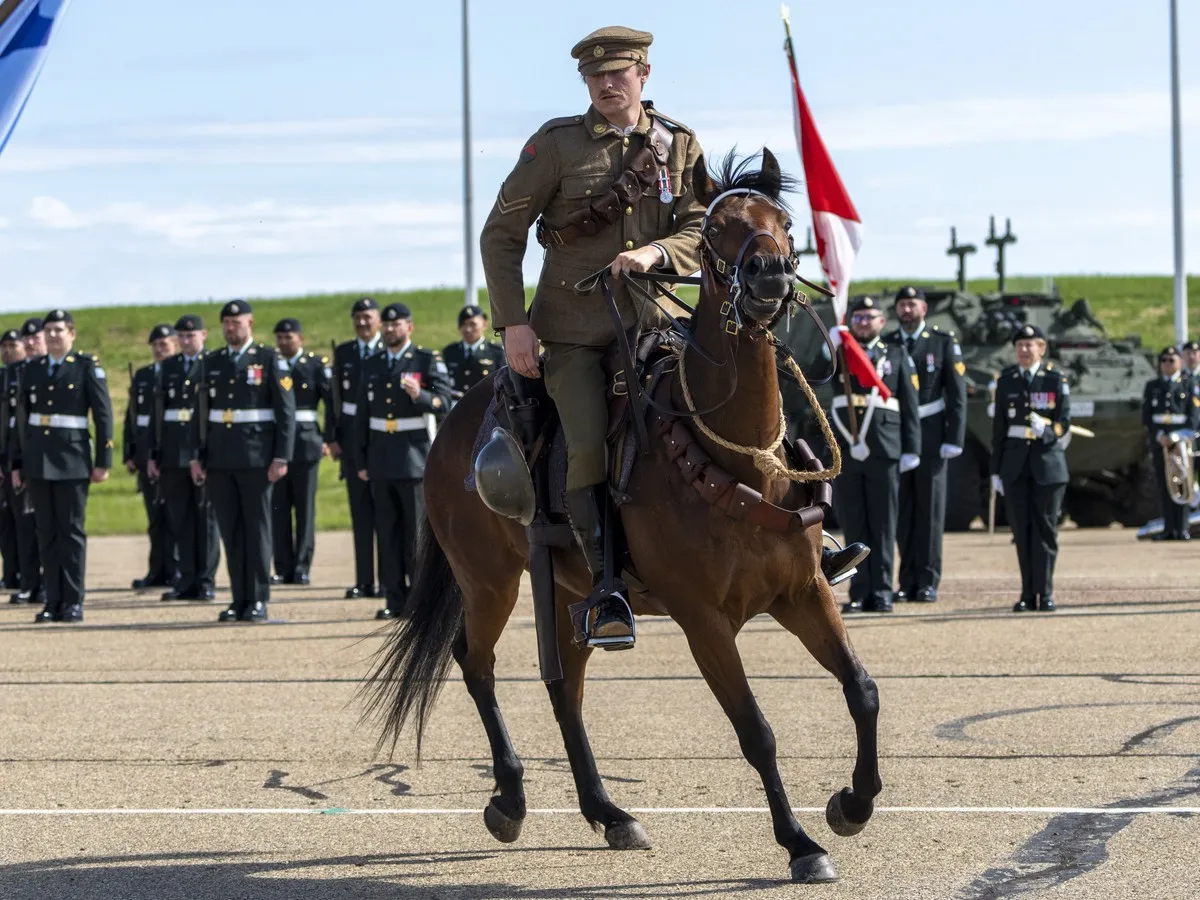New Signal Regiment Makes History at CFB Edmonton