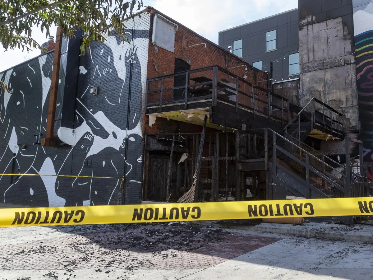 Fire Destroys El Cortez Patio on Whyte Avenue