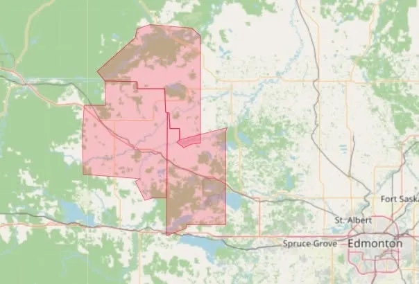 Tornado warning issued for Barrhead area northeast of Edmonton Thursday night